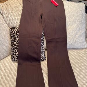 Spanx Dressy Micro Flare Legging Truffle Brown